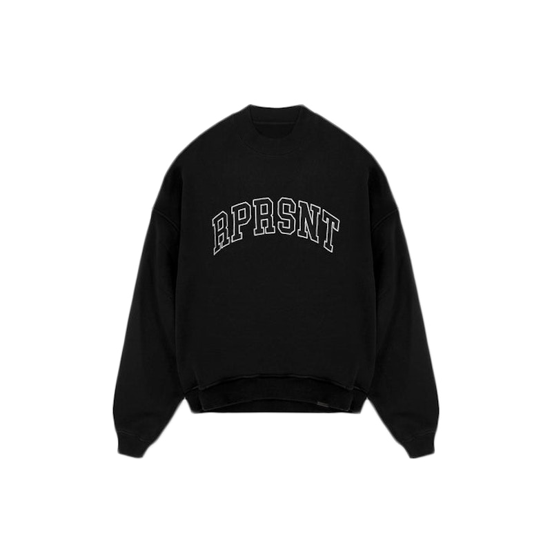 Pre-owned Represent Men's Rprsnt Sweater In Jet Black