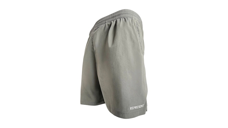 Pre-owned Represent Men's Season Script Short In Grey In Gray