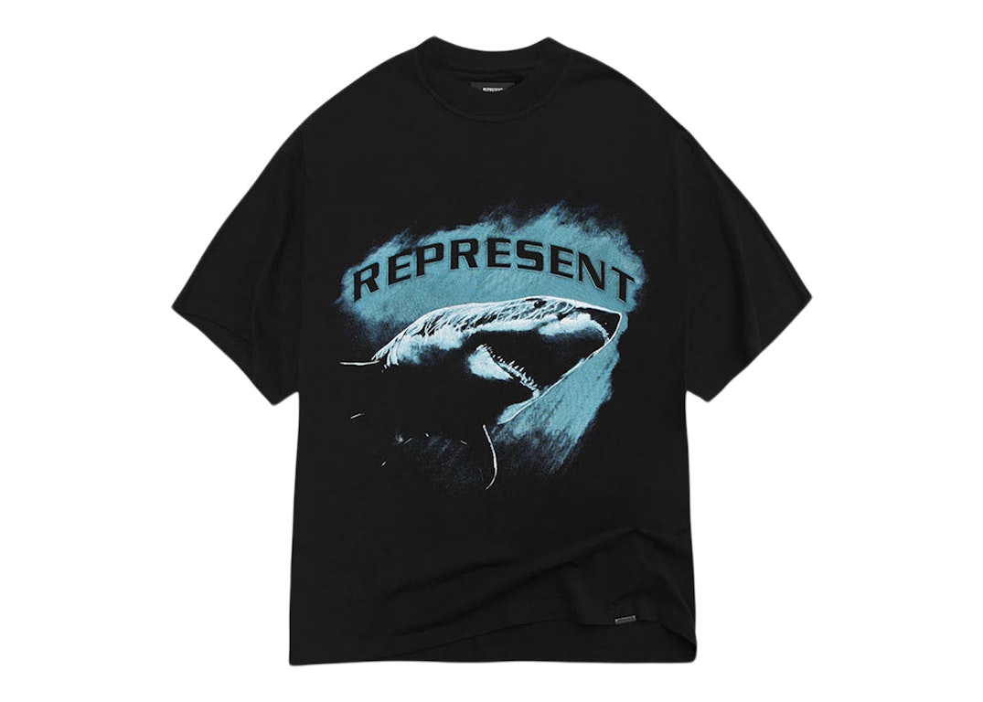 Pre-owned Represent Shark T-shirt Black