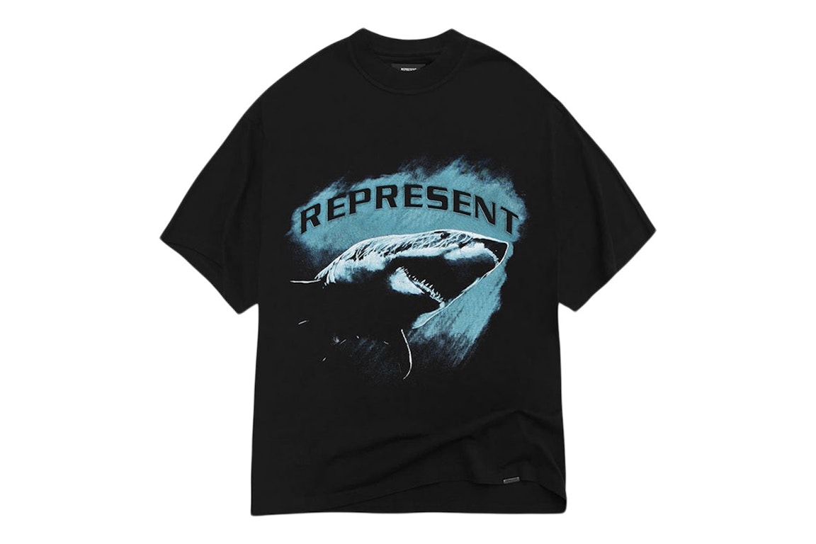 Pre-owned Represent Shark T-shirt Black