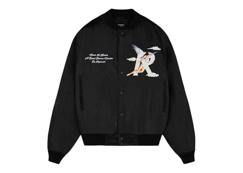 Represent Storms In Heaven Souvenir Bomber Black