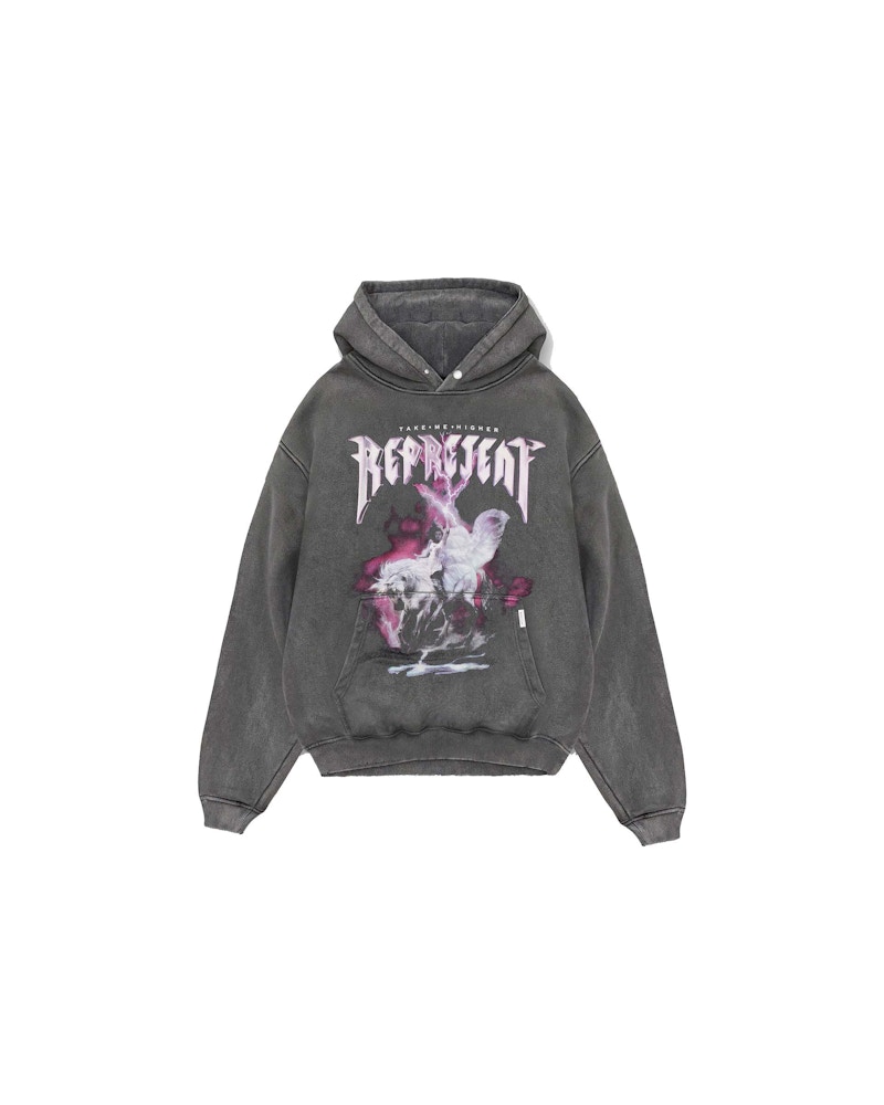★REPRESENT★テイク Me ハイヤー フーディ Represent Take Me Higher Hoodie Vintage Grey メンズ - FW23 - JP