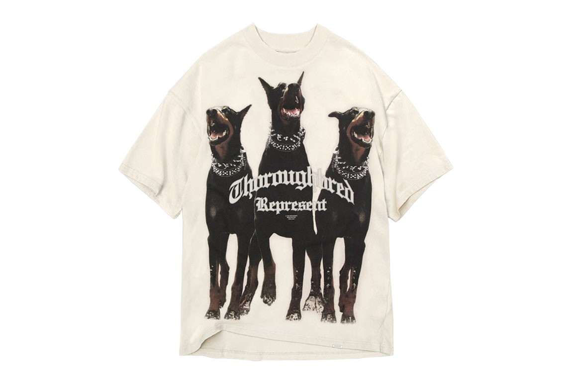 Pre-owned Represent Thoroughbred T-shirt Vintage White