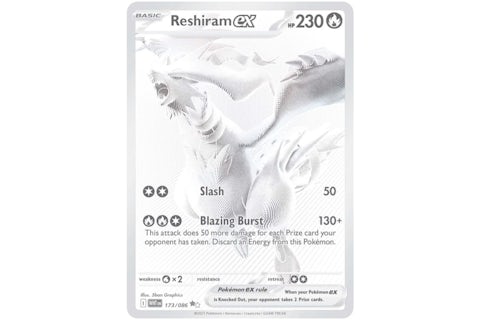 Reshiram ex 2025 Pokmon Scarlet & Violet White Flare Special Illustration Rare 173/086 Ungraded - 2025 - US Reshiram ex 2025 Pokmon Scarlet & Violet White Flare Special Illustration Rare 173/086 Ungraded - 2025 - US