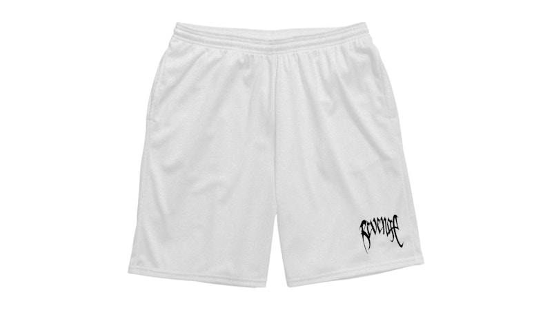 Revenge Basic Mesh Shorts White/Black
