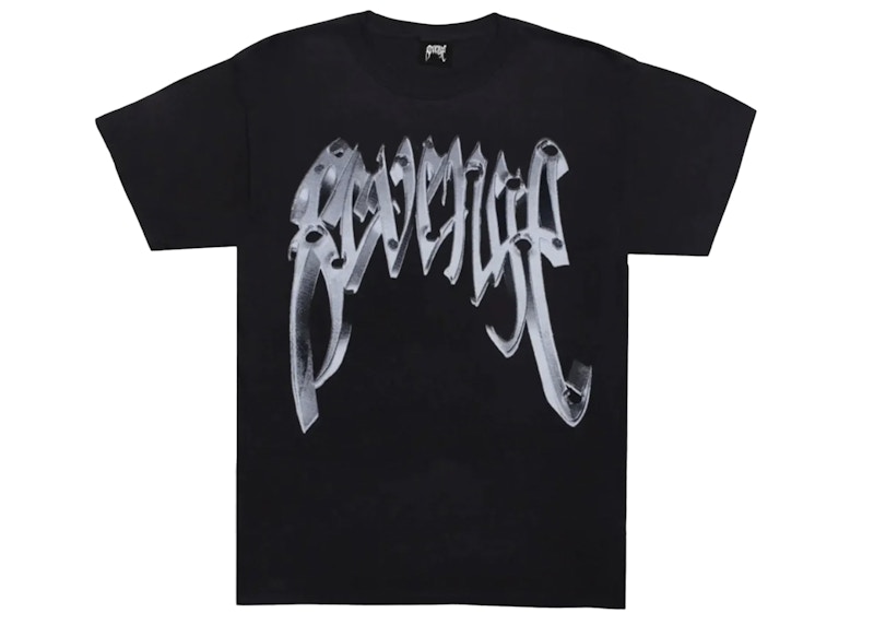 REVENGE グラフィックTシャツ 2023 PLUS Revenge x Zillakami Crossbones Skull Tee Black/Beige