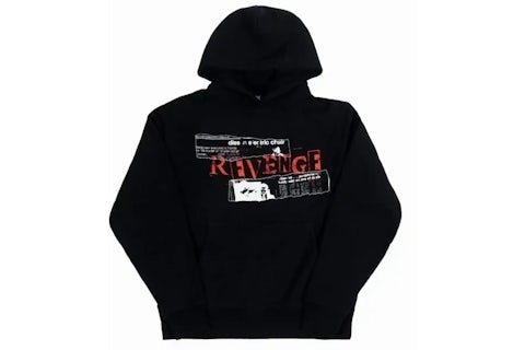 Revenge Bundy Hoodie Black Men's FW22 GB