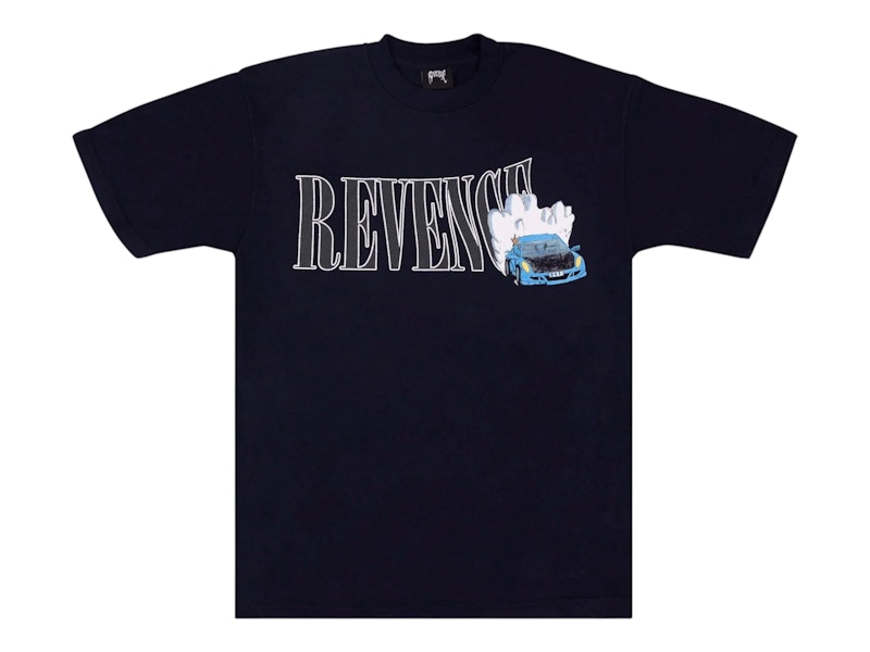 Pre-owned Revenge Men's Burnout T-shirt In Black