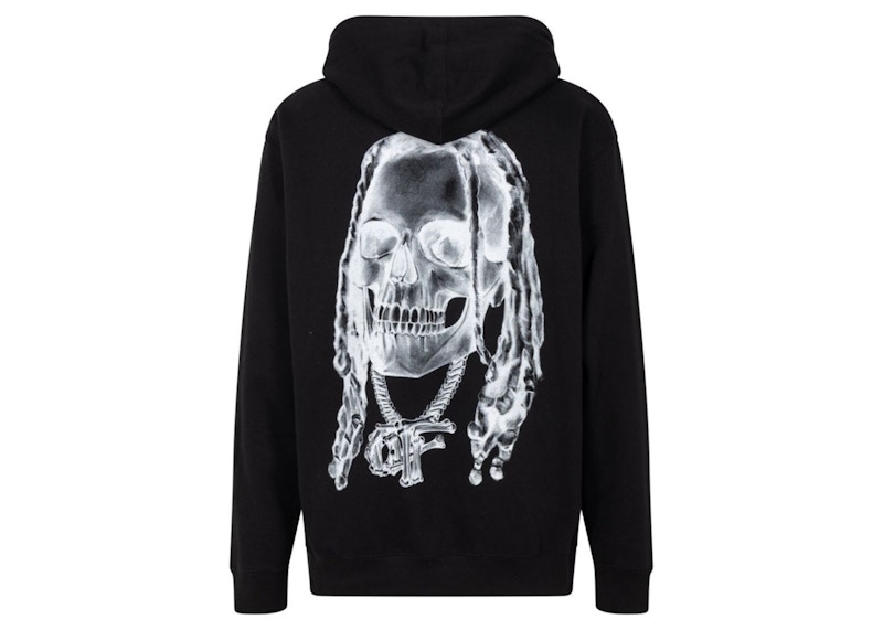 Revenge Durk Bones Hoodie Black