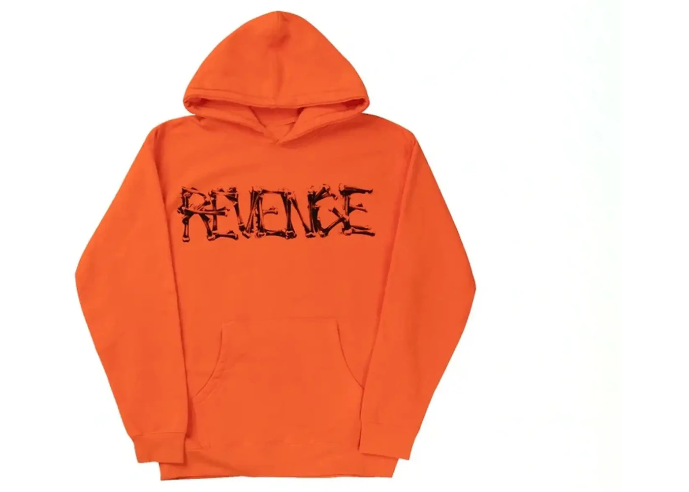 Revenge Durk Bones Hoodie Orange Men's FW22 US - Main Image