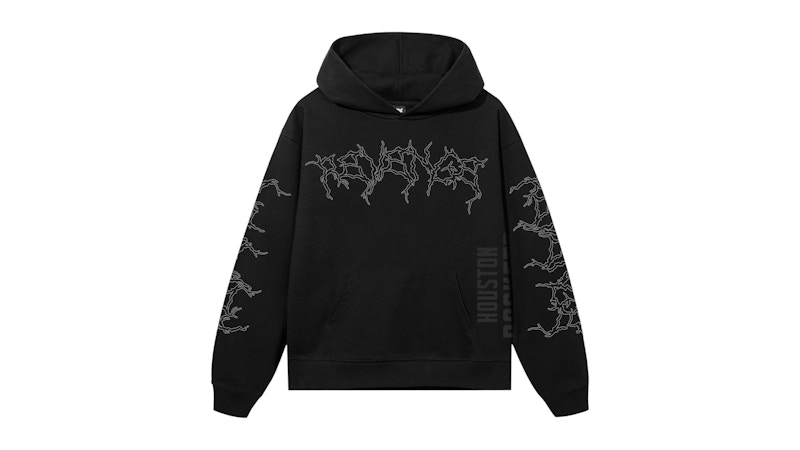 Revenge Houston Rockets Lightning Logo Hoodie Black