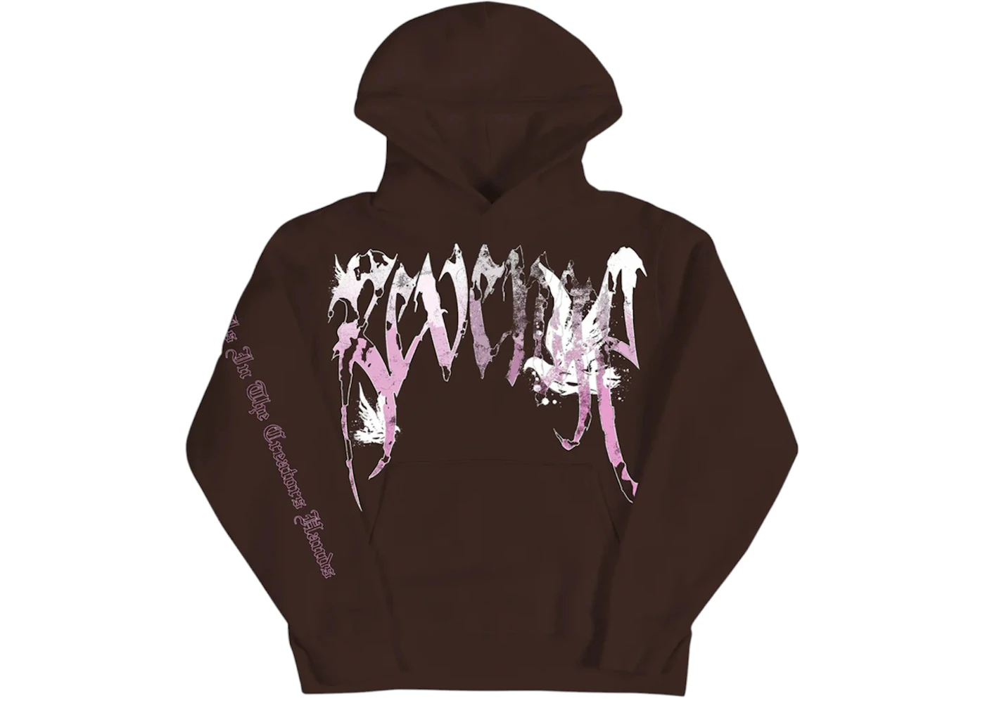 パーカー・フーディ Revenge Juice Wrld 999 Graphite Portrait Hoodie Revenge Juice Wrld Graffiti Dove Hoodie Brown Men's - US