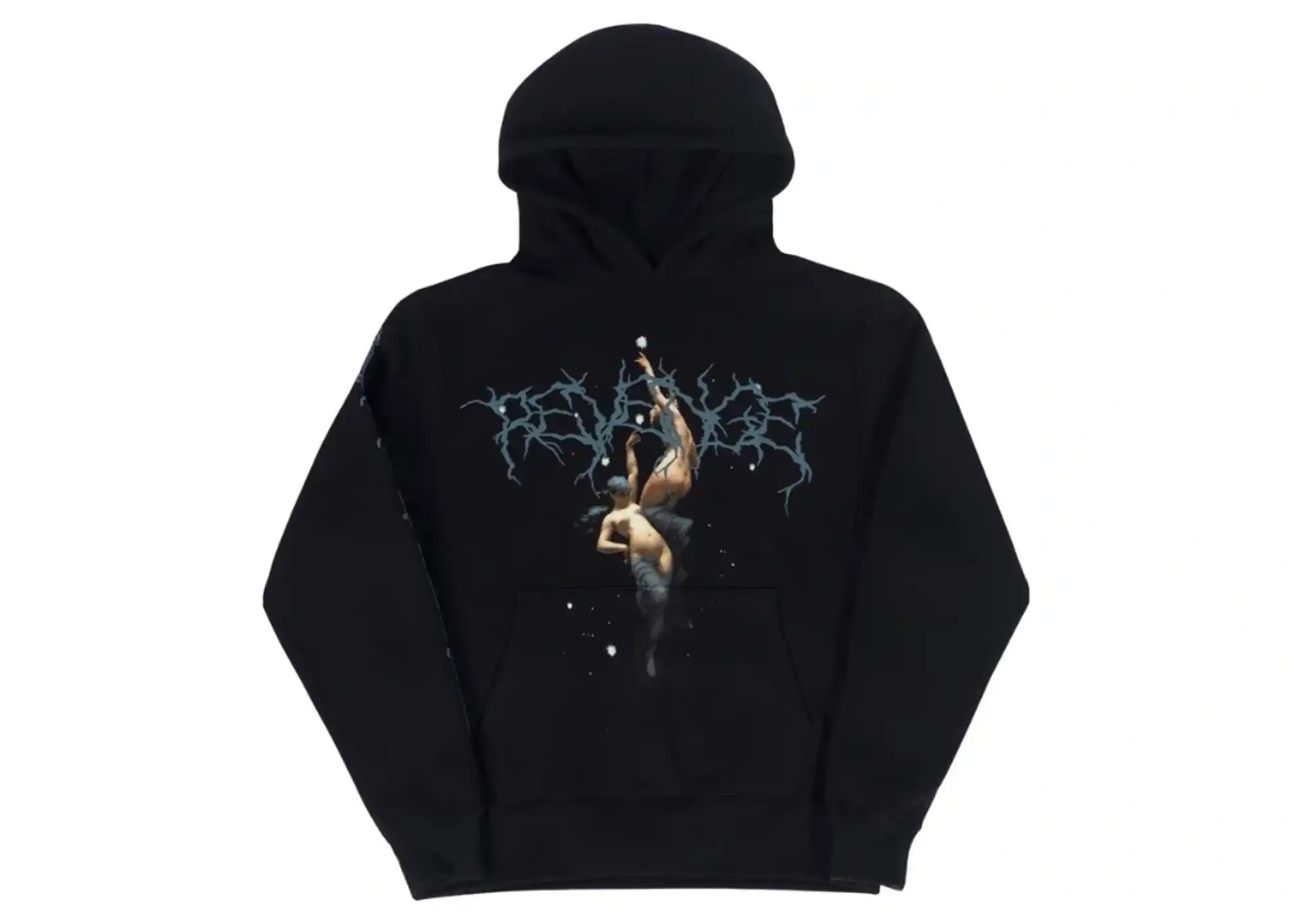 Revenge Lightning Angel Hoodie Black