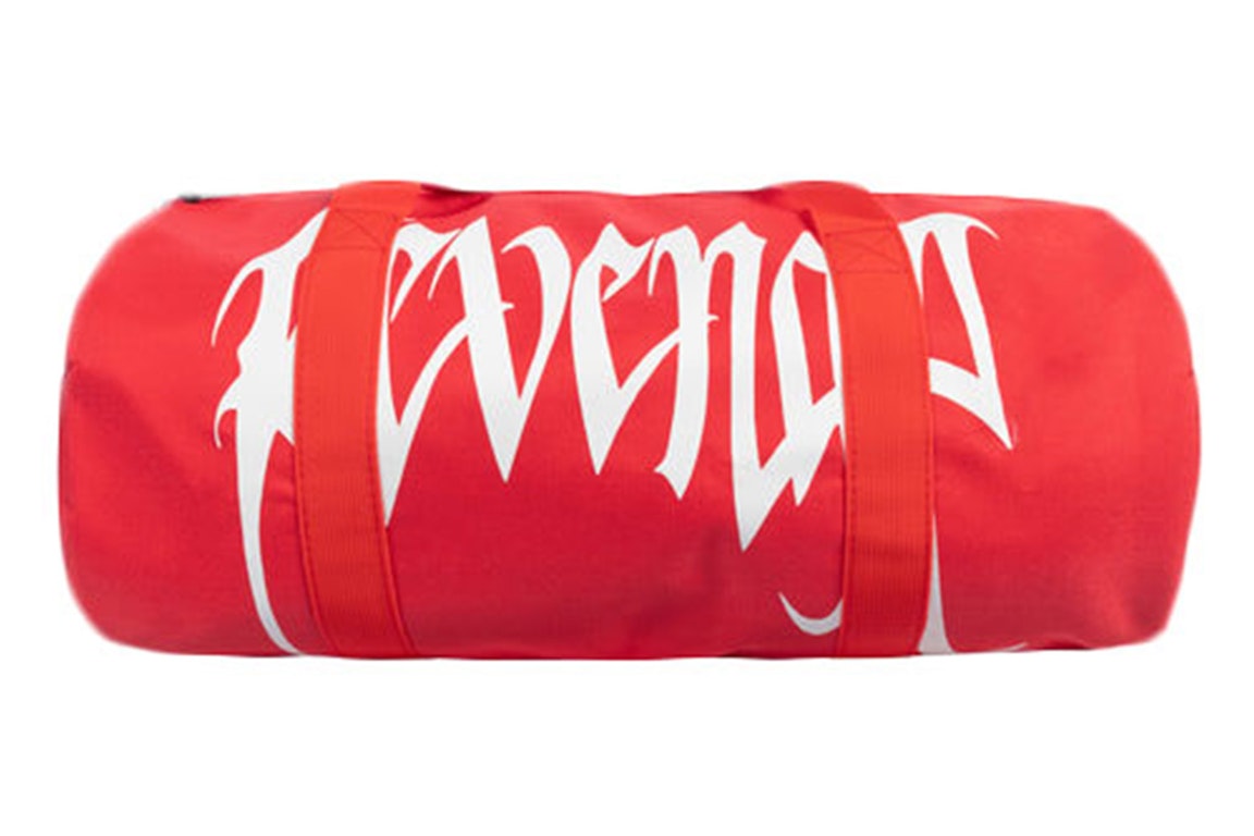 Pre-owned Revenge Logo Duffel Bag Red