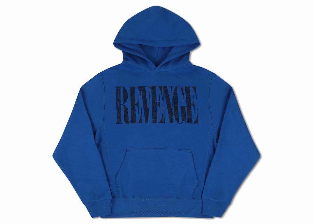 Pre-owned Revenge Nirvana Hoodie Blue