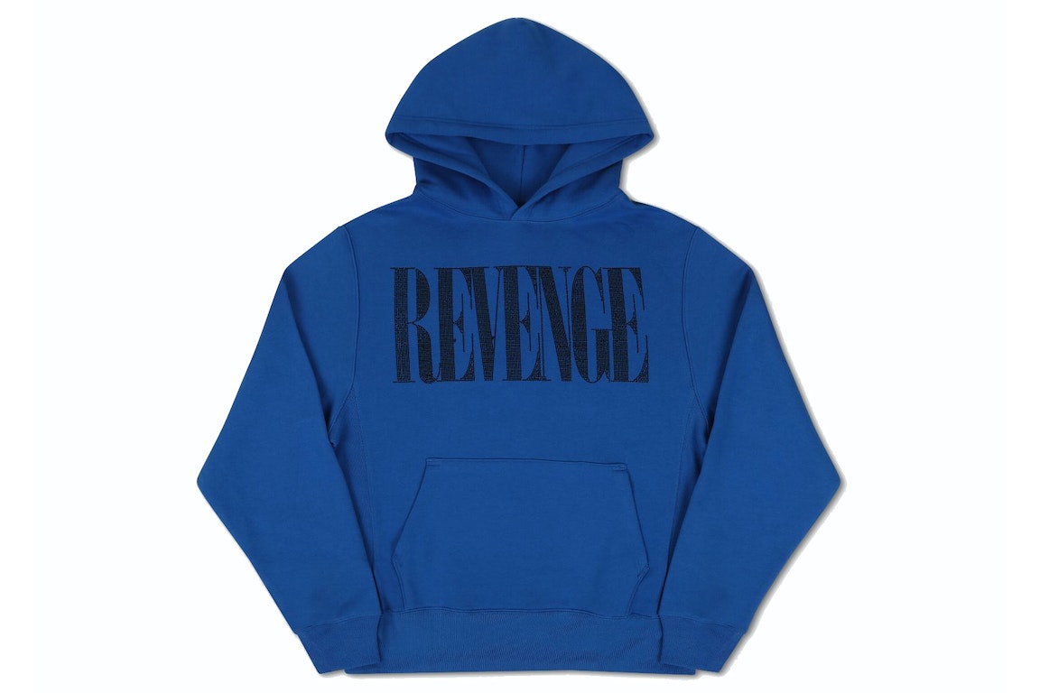 Pre-owned Revenge Nirvana Hoodie Blue