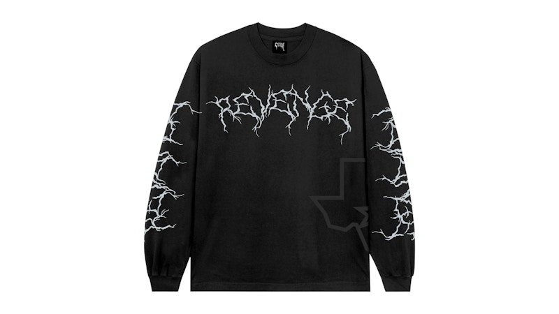 Revenge San Antonio Spurs Lightning Logo L/S Tee Black Men's