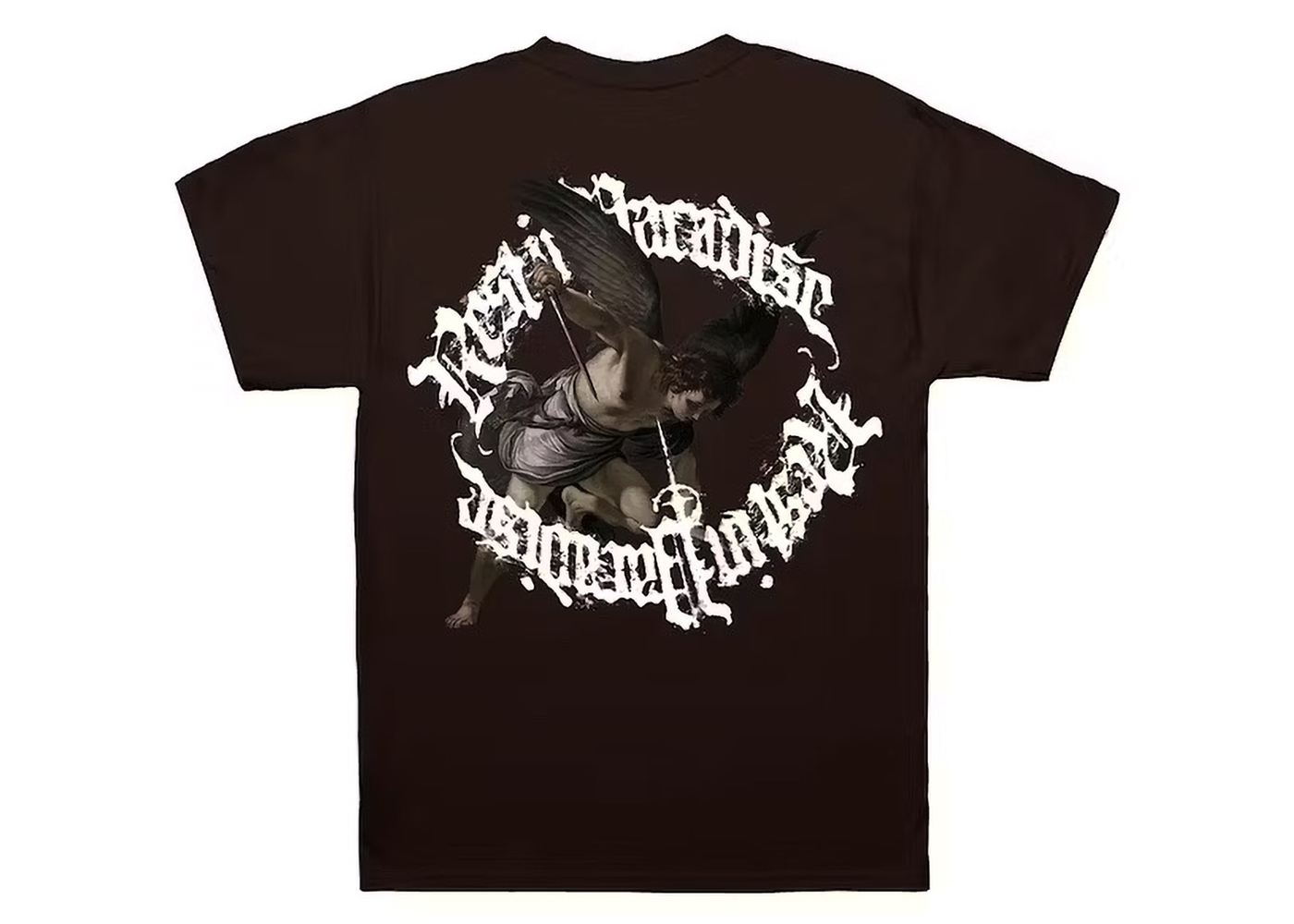 Revenge St. Michael Tee Brown Men's - FW23 - US