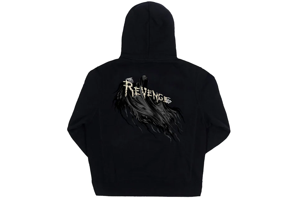 Revenge The Raven Hoodie Black Men's - FW22 - US