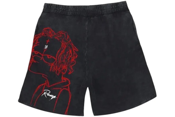 Revenge Trippie Redd Bart Black Shorts Black