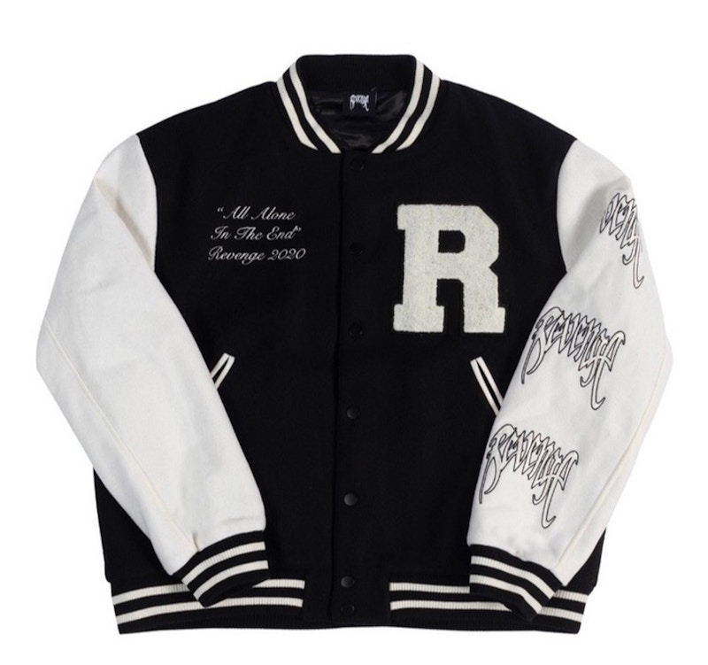 Wasted Youth x Afterbase Varsity Jacket Black Men's - SS22 - US