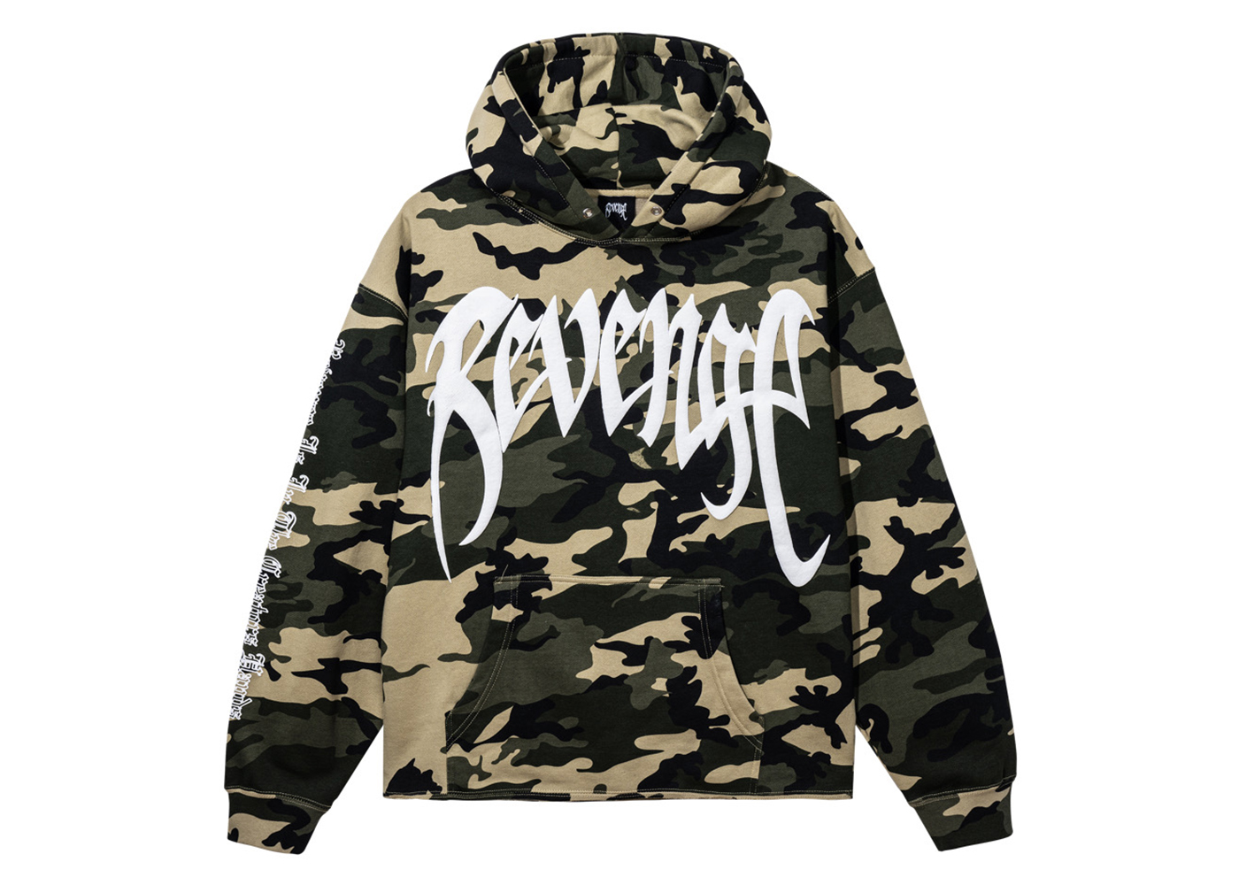 Revenge blue store camo hoodie