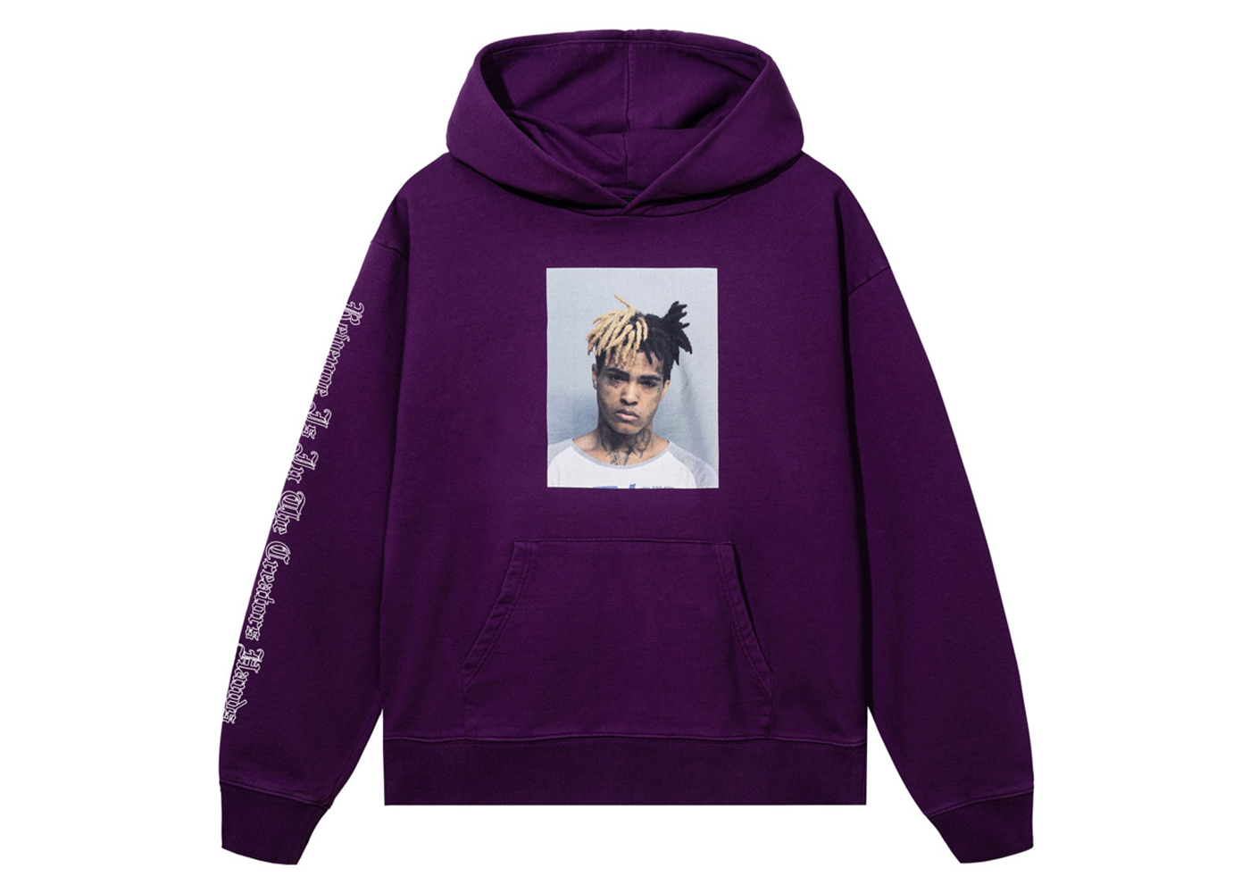 Revenge XXXTentacion Mugshot Hoodie Purple Men s FW23 US