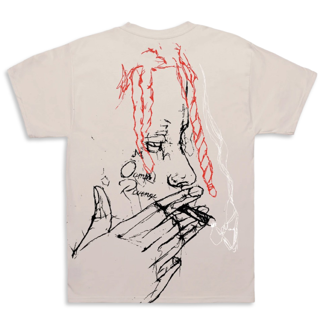 Trippie Redd Smoking Tee リベンジギャラリーTシャツ/カットソー(半袖/袖なし)