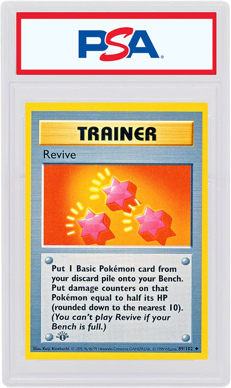 Revive 1999 Pokemon TCG Base Set 1st Edition #89/102