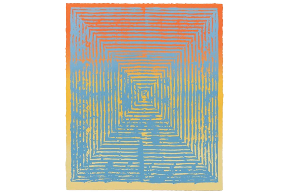 Revok Loop_Org_paleCyan_2a Print (Signed, Edition of 75)