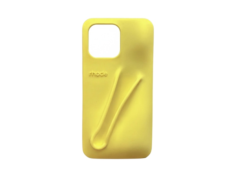 rhode summer lip case iPhone 16 Pro イエロー Rhode Summer Lip Case Silicone iPhone Case Yellow - US