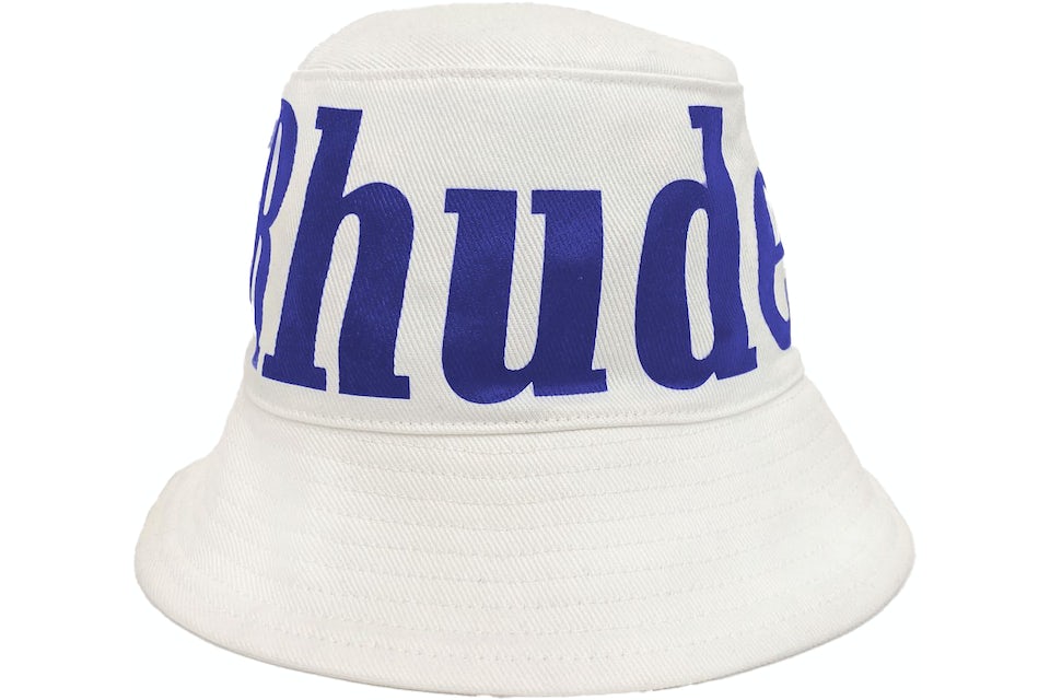 White SS21 Men\'s Rhude US Hat - Bucket -
