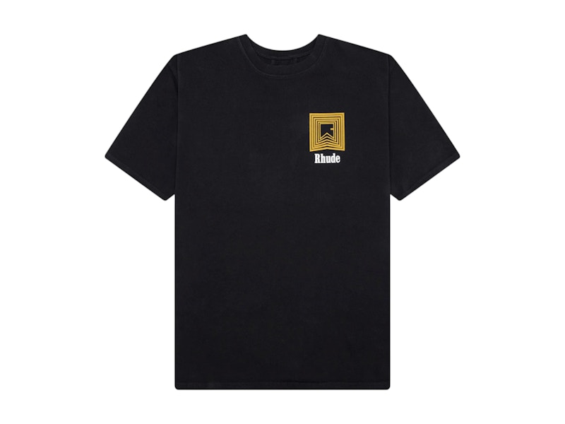 Rhude Chevron Logo Repeat Tee Nero