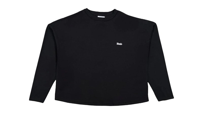 Rhude Classique Reverse L/S Tee Black