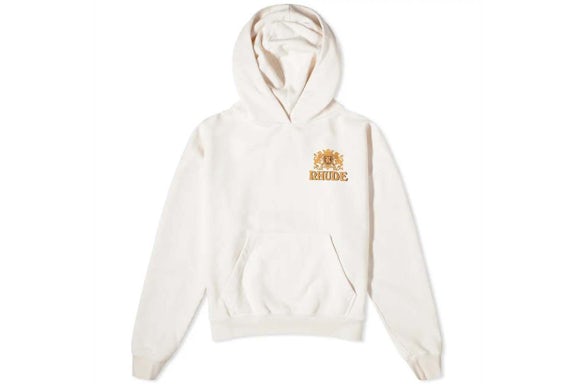Rhude Cresta Zigarren Hoodie Vintage Weiß