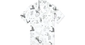 Rhude Doodle Hawaiian Shirt Black/White