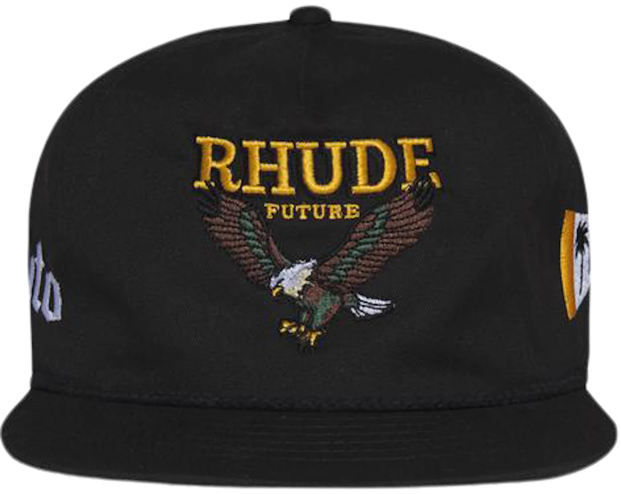 Rhude Eagle Hat Black - SS21 - US