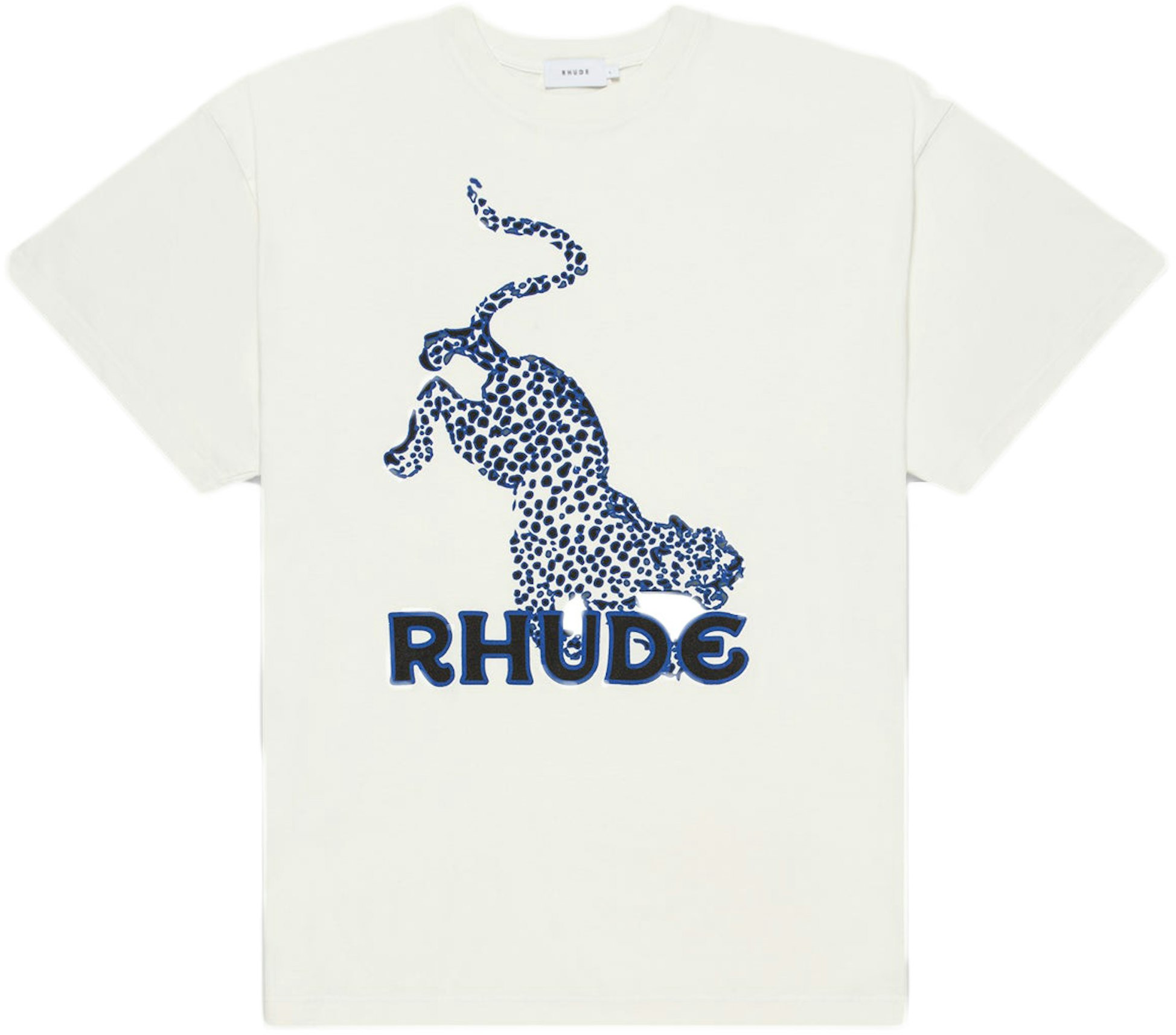 Rhude Leopard T-Shirt White - SS22 Men's
