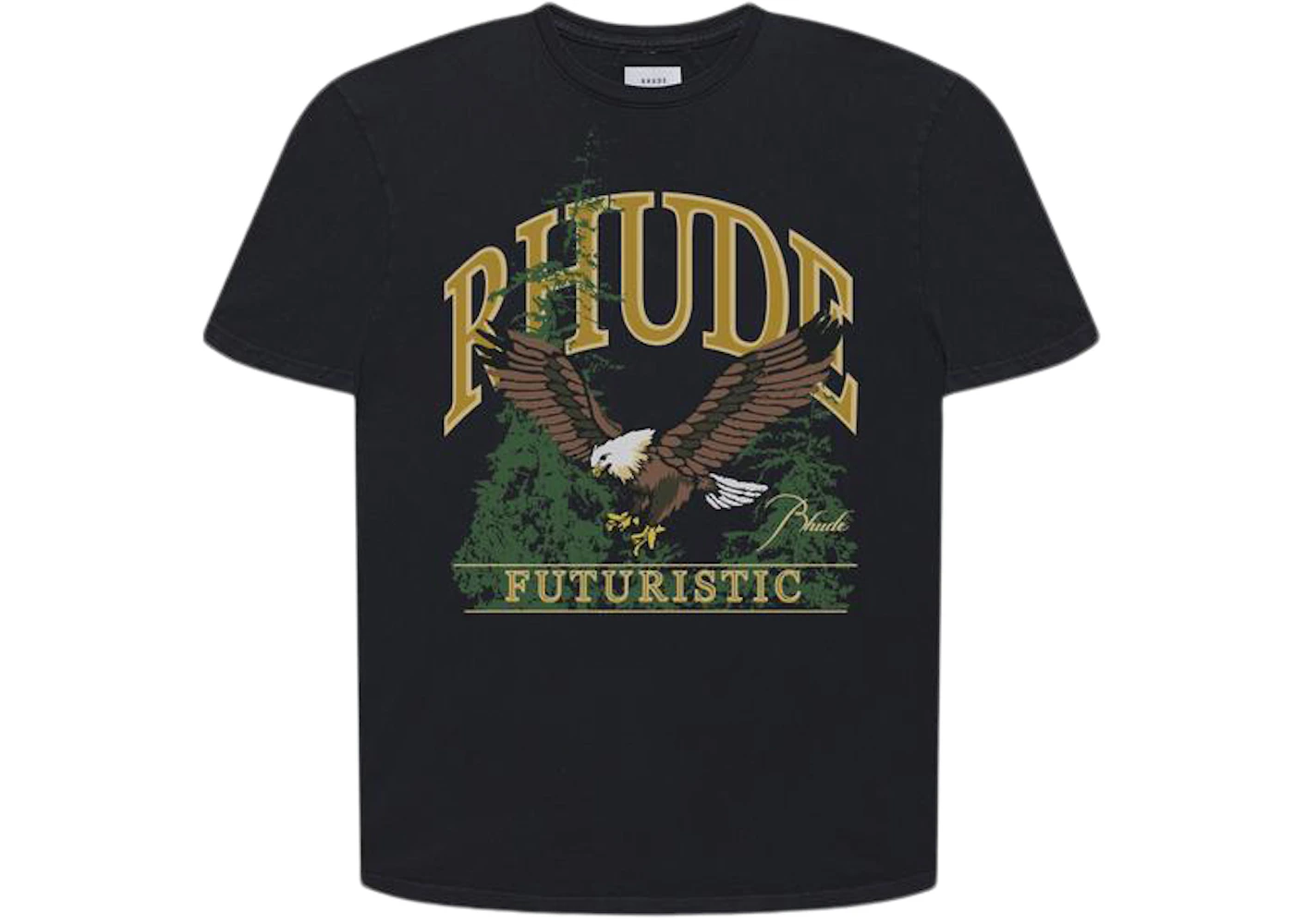 Rhude Merch Future Tee Black Men's - SS21 - US