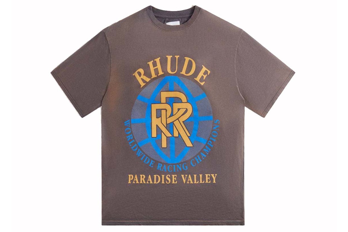 Pre-owned Rhude Paradise Valley T-shirt Taupe