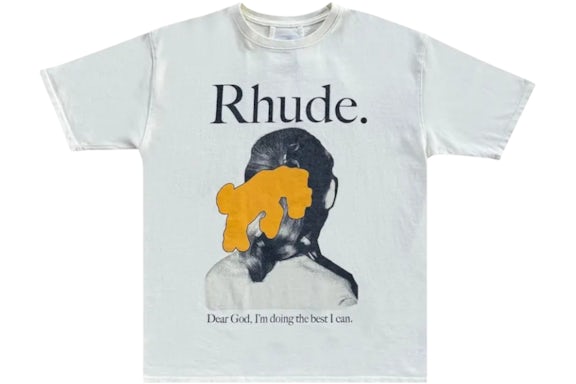 Rhude Ponytail T-shirt Vintage White