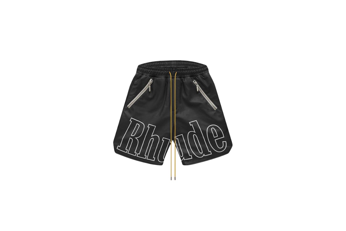 Pre-owned Rhude Rh Logo Shorts Black