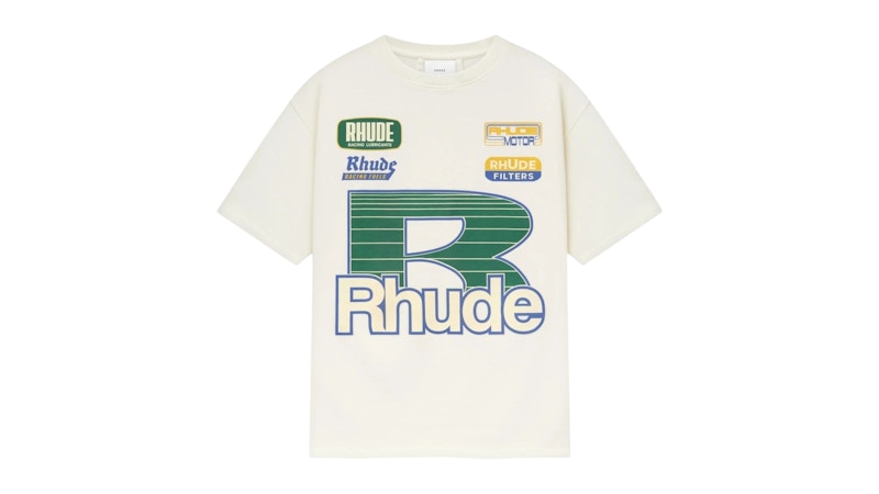 Maglietta Rhude Roadway Racing Bianca