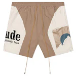 Rhude Senna Flight Shorts Tan/Cream