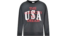 Rhude The Audacity To Dream Vintage Washed Sweatshirt Black/Red/White