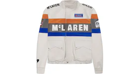 Rhude x McLaren Leather Rhacing Jacket Brown