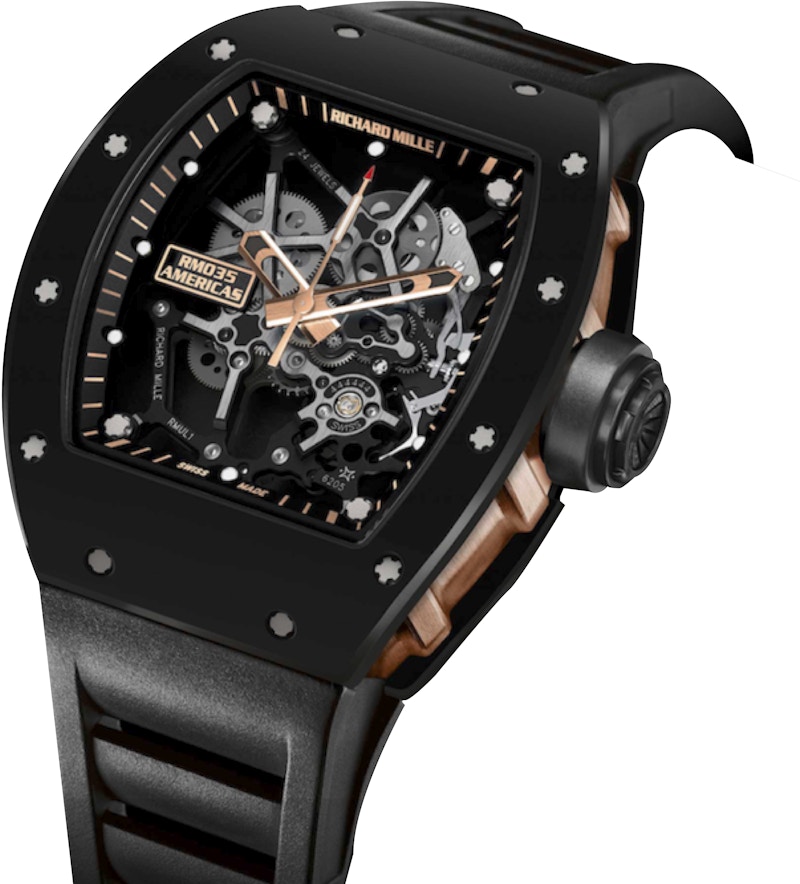 Richard Mille 035 Black Toro RM 035 48mm in Ceramic DE