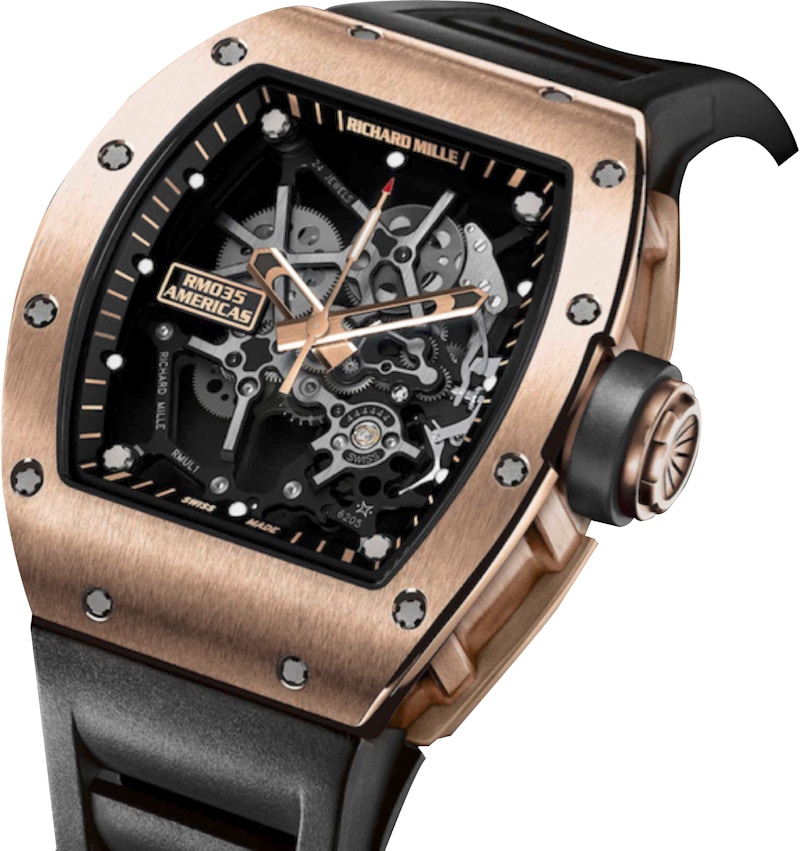 Richard Mille 035 Gold Toro RM 035 48mm in Rose Gold CN