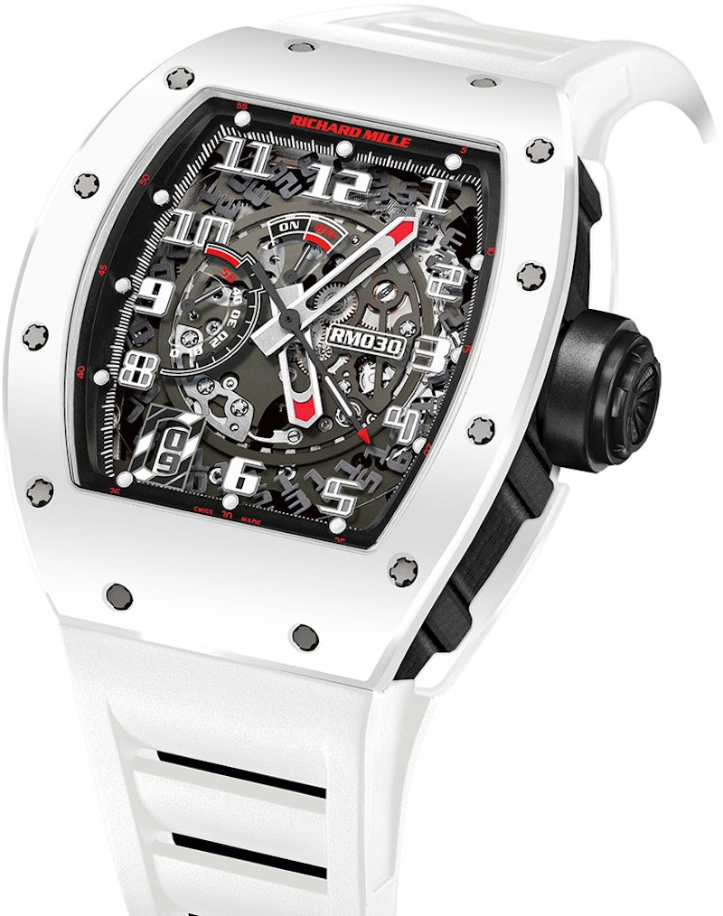 Richard Mille RM 30 White Rush RM 30 43mm in Ceramic DE