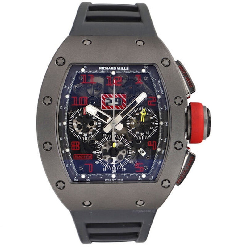 Richard Mille Sand Blast RM011 42mm in Titanium DE